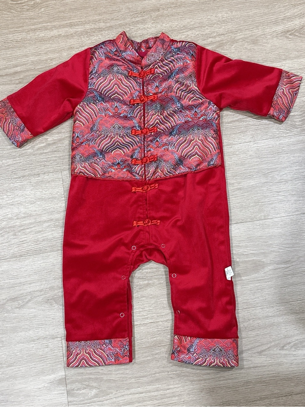 Luna New Year style Baby / Toddler Boy Fleece Jumpsuit